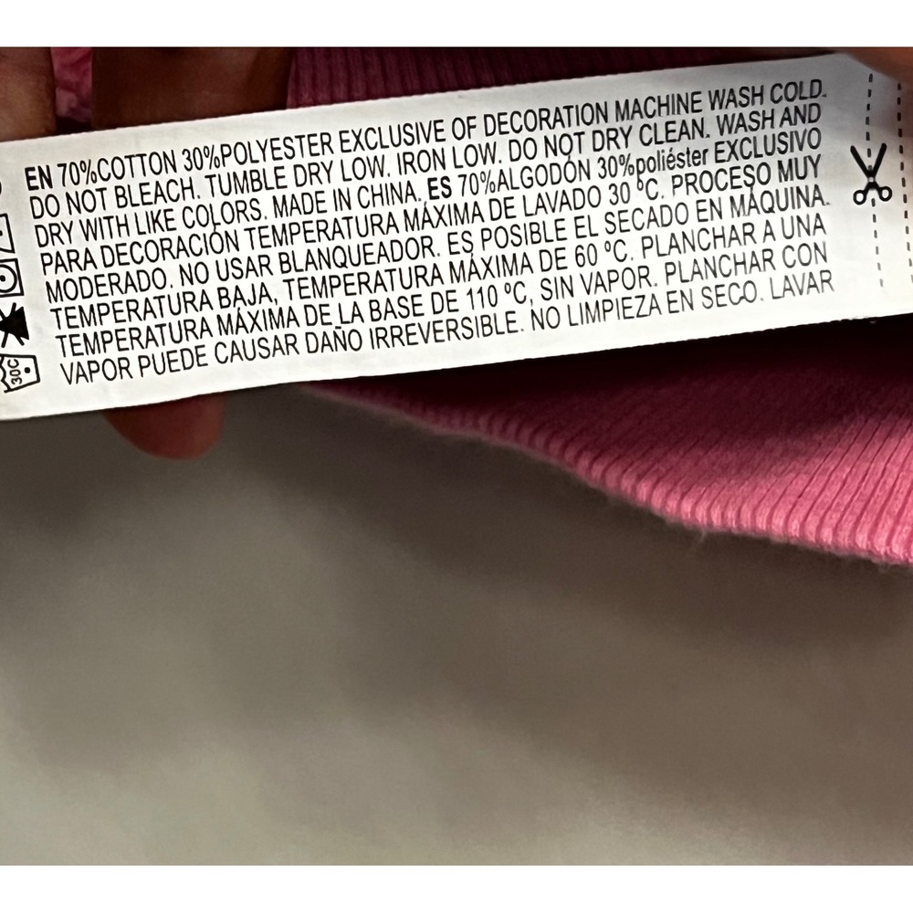 Juicy Couture‎ Forever 21 Pink Velour Rhinestone Zip Up Hoodie Y2K Medium - Picture 7 of 10